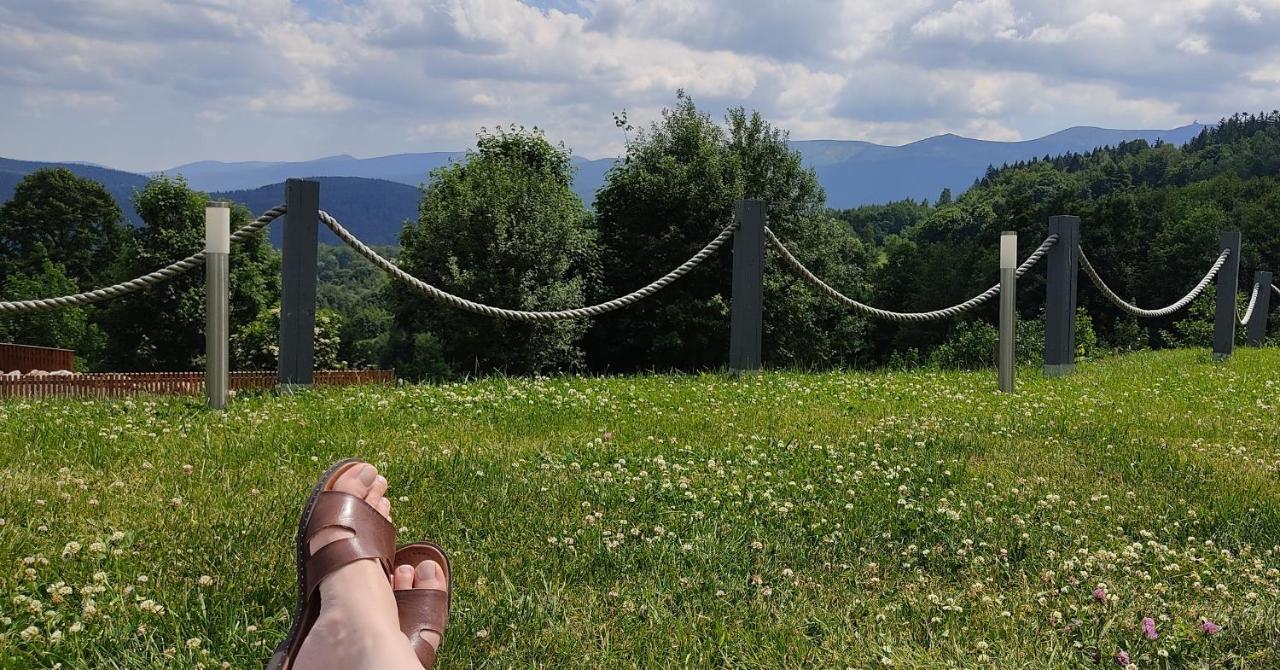 Domki Na Skale Z Widokiem Na Panorame Karkonoszy Schreiberhau Exterior foto